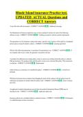 Rhode Island insurance Practice test&period;  UPDATED  ACTUAL Questions and  CORRECT Answers 