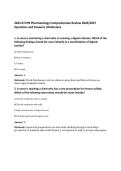 2023 ATI PN Pharmacology Comprehensive Review 2026&sol;2027 Questions and Answers &vert;Rationales