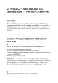 WI PESTICIDE APPLICATOR TEST &lpar;FIELD AND VEGETABLE CROPS 1&period;1&rpar; WITH COMPLETE SOLUTIONS