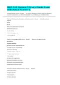 MBA 742- Module 3 Study Guide Exam with Actual Answers&period;