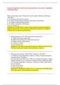 TF-CBT CERTIFICATION EXAM QUESTIONS AND 100&percnt; VERIFIED ANSWERS 2026&period;