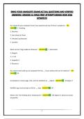 SNHD FOOD HANDLER&rsquo;S EXAM&vert;ACTUAL QUESTIONS AND VERIFIED ANSWERS &vert;GRADED A&plus;&vert;PASS FIRST ATTEMPT&vert;BRAND NEW 2026 UPDATE&excl;&excl;&excl;&excl;