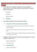 BOG Practice Exam &ndash; FACHE 2026 &vert; Questions & Answers  &vert; Latest