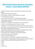 IBCLC Certification Exam International Board of Lactation Consultant Examiners 2026&sol;2027 Verified Study Questions and Answers