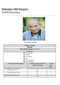 RAPID Reasoning&colon; Osteomyelitis & Surgery &lpar;Gene Potts&comma; 78 Years Old&rpar; &ndash; Nursing Case Study 2026&sol;2027