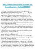 Package deal for IBCLC Exam Study Guide International Board of Lactation Consultant Examiners 2026&sol;2027 Practice Questions with 100&percnt; Correct Answers Graded A&plus;