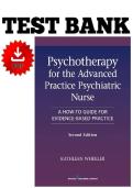 TEST BANK FOR PSYCHOTHERAPY FOR THE ADVANCED PRACTICE PSYCHIATRIC NURSE&comma; SECOND EDITION 2ND EDITION BY KATHLEEN WHEELER &lpar;ISBN&colon;978-0826110008&rpar; ALL CHAPTERS FULLY COVERED&period;
