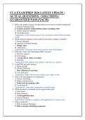 CCA EXAM PREP 2026 LATEST UPDATE &vert;  ACTUAL QUESTIONS &plus; SOLUTIONS &vert;  GUARANTEED PASS &lpar;NACM&rpar;