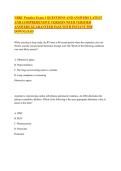 NBRC Practice Exam 1 &ndash; Comprehensive Respiratory Therapy Questions and Verified Answers&comma; LATEST UPDATE &ndash; Complete Exam Preparation Material