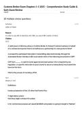 Customs Broker Exam Chapters 1&ndash;5 2025 &ndash; Comprehensive Study Guide & Early Exam Review