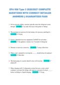 EPA 608 Type 3 2026&sol;2027 COMPLETE  QUESTIONS WITH CORRECT DETAILED  ANSWERS &vert;&vert; GUARANTEED PASS 
