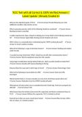 TCCC Test with all Correct & 100&percnt; Verified Answers &vert;Latest Update &vert;Already Graded A&plus;