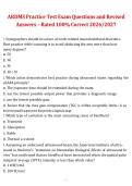 ARDMS Practice Test Exam Questions and Revised Answers &lpar;2026&ndash;2027&rpar; &ndash; Complete Study Guide