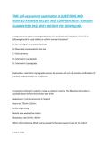 Respiratory Therapy Exit Exam &ndash; Comprehensive TMC Practice Questions and Verified Answers&comma; LATEST UPDATE &ndash; Complete Study Guide