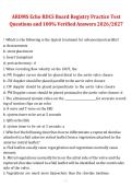 ARDMS Echo RDCS Board Registry Practice Test Questions and Verified Answers &lpar;2026&ndash;2027&rpar; &ndash; Complete Study Guide