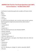 ARDMS Echo Practice Test Exam Questions and Correct Answers &lpar;2026&ndash;2027&rpar; &ndash; Complete RDCS Study Guide