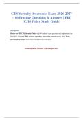 CJIS Exam Prep 2026-2027