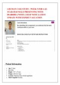 i-Human Case Study&colon; 42-Year-Old Male with Diarrhea &ndash; Week 5 &ndash; SOAP Note&comma; Differential Diagnosis & Expert Evaluation 2026&sol;2027