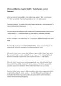 Money and Banking Chapter 13 2025 &ndash; Study Guide & Lecture Summary
