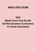 AMCA EKG Exam Questions and Answers PDF &vert; ECG Certification Practice Test & Study Guide
