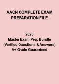 AACN Complete Exam Prep Questions and Answers PDF &vert; Certification Practice Test & Study Guide