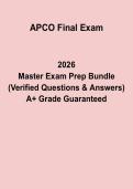 APCO Final Exam Questions and Answers PDF &vert; Certification Practice Test & Study Guide