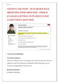 i-Human Case Study&colon; 69-Year-Old Male with Chest Pain &ndash; Week 4 &lpar;Class 6531&rpar; &ndash; Outpatient Clinic &ndash; SOAP Note & Acute Coronary Syndrome Evaluation