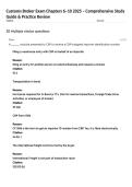 Customs Broker Exam Chapters 6&ndash;10 2025 &ndash; Comprehensive Study Guide & Practice Review