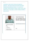 i-Human Case Study&colon; 56-Year-Old Female with Blood Pressure Recheck &ndash; Week 7 &lpar;Class 6512&rpar; &ndash; Outpatient Clinic with X-Ray&comma; ECG&comma; and Lab Services &ndash; SOAP Note