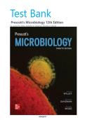 Test Bank for Prescott's Microbiology 12th Edition by Joanne M&period; Willey&comma; Kathleen M&period; Sandman&comma; Dorothy H&period; Wood&vert;&vert; All Chapters 1-42&vert; LATEST EDITION&period;