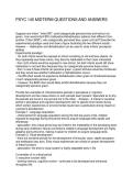 PSYC 140 MIDTERM QUESTIONS AND ANSWERS