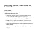 Border Patrol Agent Entrance Exam Preparation Guide 2025 &ndash; Study Guide & Practice Review