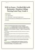 NUR172 &sol; NUR 172 Exam 1 &lpar;Latest 2026 &sol; 2027&rpar;&colon; Intravenous Therapy for the Practical Nurse &vert; Questions and Verified Answers &vert; Grade A - Hondros