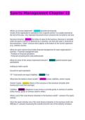 Sports Management Chapter 15