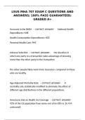 LSUS MHA 707 Exam C Questions & Answers &ndash; Graded A&plus; Study Guide