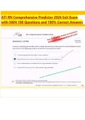ATI RN Comprehensive Predictor 2026 Exit Exam  with NGN 180 Questions and 100&percnt; Correct Answers