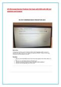 ATI RN Comprehensive Predictor Exit Exam with NGN with 180 real  questions and answers