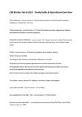 CBP Border Patrol 2025 &ndash; Study Guide & Operational Overview