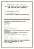 NRNP 6568 Advanced Practice Care Week 7 Knowledge Check &vert; Verified Q&A with Rationales &vert; APRN Exam Prep &vert; Grade A Guaranteed