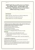NRNP 6568 Advanced Practice Care Week 1 Knowledge Check &vert; Verified Q&A with Rationales &vert; APRN Exam Prep &vert; Grade A Guaranteed