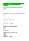 Final CPDT-KA Study Guide Questions with Actual Answers 2025-2026 Updated&period;