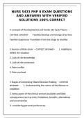 NURS 5433 FNP II Exam &ndash; Verified Q&A with Solutions &lpar;100&percnt; Correct&rpar;