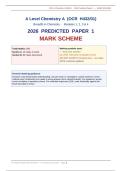 2026 Predicted paper with mark scheme 