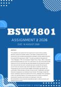 BSW4801 Assignment 2 Semester 2 2026  - Due 18 August 2026