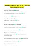 natural gas  Bundled Exam Questions WITH  CORRECT Answers