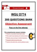 &lpar;Objective Assessment&rpar; WGU D774 Business Accounting &vert; Complete Package Bundle &lpar;PDF&rpar;