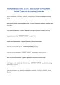 NUR265 Encephalitis Exam 3 &lpar;Latest 2026 Update&rpar; 100&percnt; Verified Questions & Answers &vert; Grade A&plus;