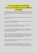 CNIT 242 Final Exam UPDATED  ACTUAL QUESTIONS AND CORRECT  ANSWERS