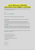 ACCT 406 Exam 1 UPDATED  QUESTIONS AND CORRECT ANSWERS