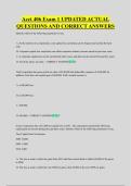 Acct 406 Exam 1 UPDATED ACTUAL  QUESTIONS AND CORRECT ANSWERS
